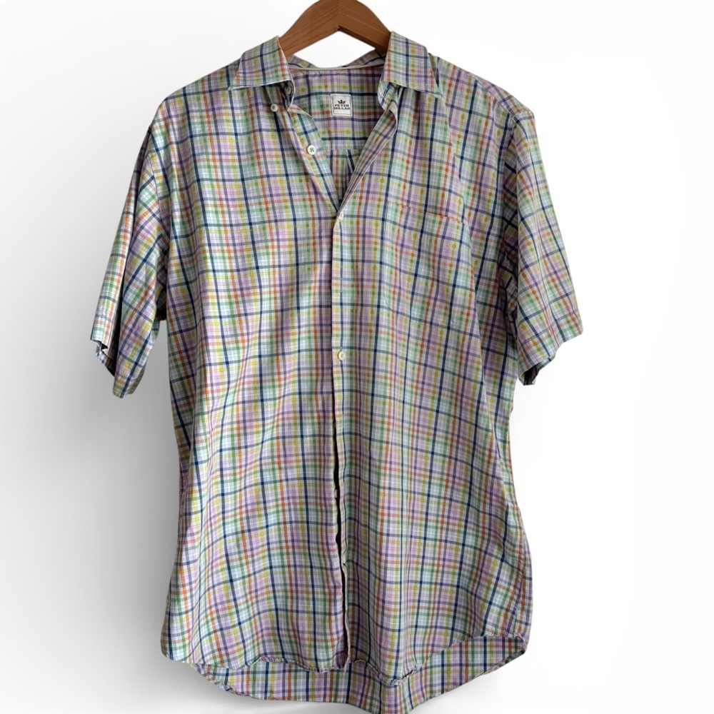 Peter Millar Vibrant Plaid Button Down Shirt